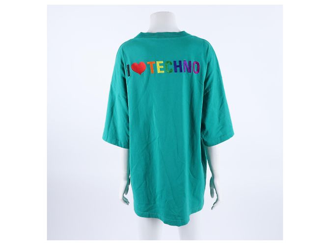Balenciaga Kurzarm Grün - Ansicht 3