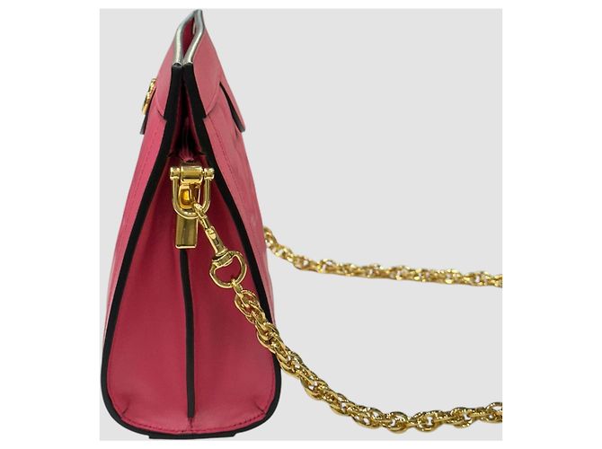 Gucci Borsa a tracolla in pelle trapuntata Rosa - vista 5