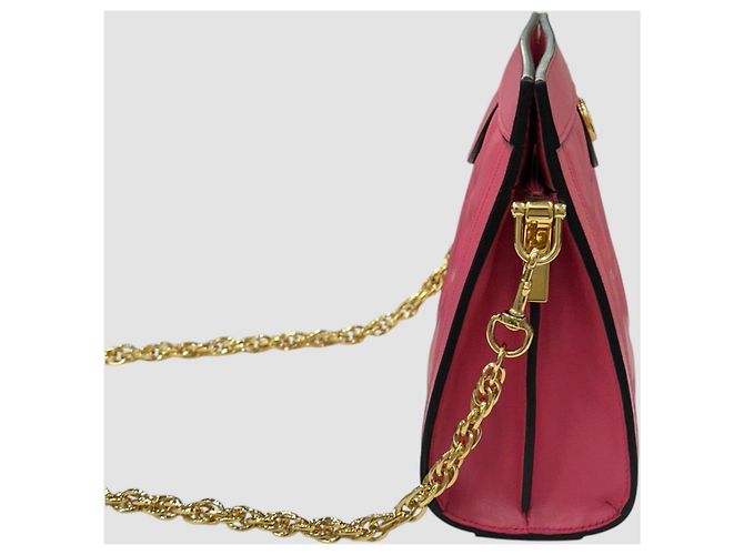 Gucci Borsa a tracolla in pelle trapuntata Rosa - vista 6