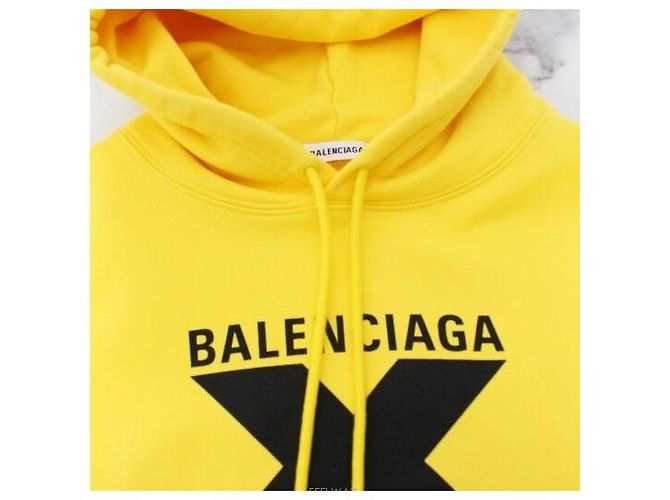 Balenciaga X-Rated Hoodie Gelb - Ansicht 3