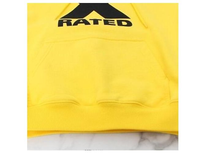 Balenciaga X-Rated Hoodie Gelb - Ansicht 4