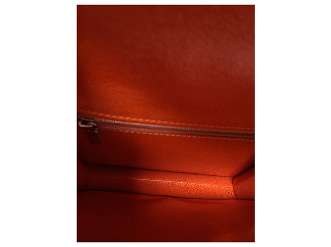 Louis Vuitton Borsa Epi Montsouris Arancione - vista 4