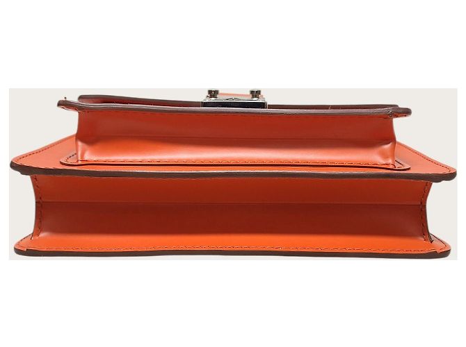 Louis Vuitton Borsa Epi Montsouris Arancione - vista 6