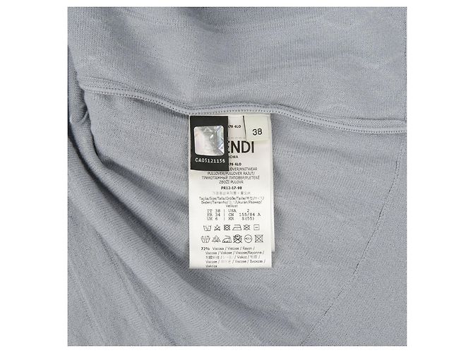 Fendi Malha de viscose azul celeste Tamanho - vista 10