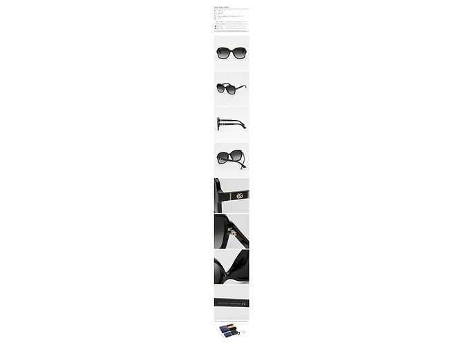 Gucci Gafas de sol Asian Fit de acetato para mujer Talla Grande Multicolor - vista 4