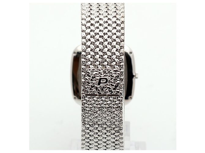 Piaget Tradition Hawk Eye White Gold Medium Men's Watch Onyx Pave Setting Vintage Manual Black - view 7