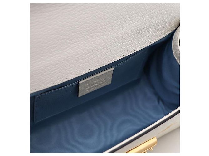 Padlock Gucci Pequena bolsa de ombro com cadeado e corrente Branco - vista 6