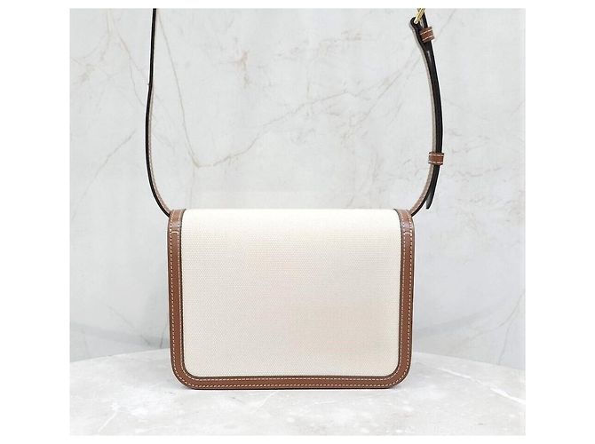 Burberry Borsa a tracolla TV TB Canvas Argento - vista 3
