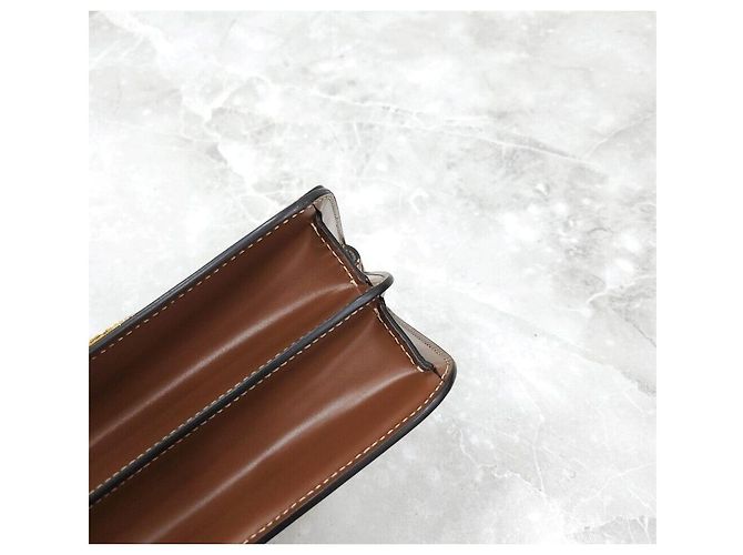 Burberry Borsa a tracolla TV TB Canvas Argento - vista 6