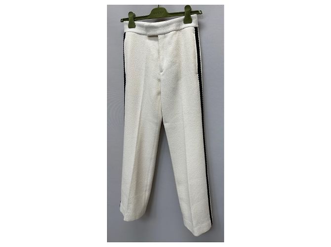 Gucci Pantalones de tweed retro Plata - vista 4