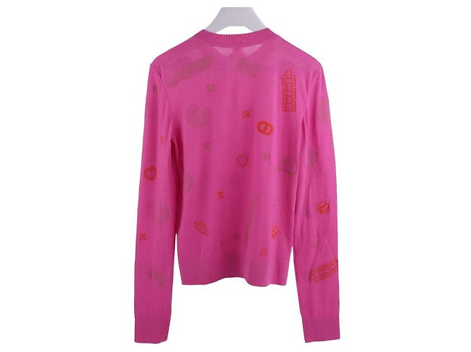 Hermès Suéter ligero de manga larga Candy Libris Rosa - vista 4