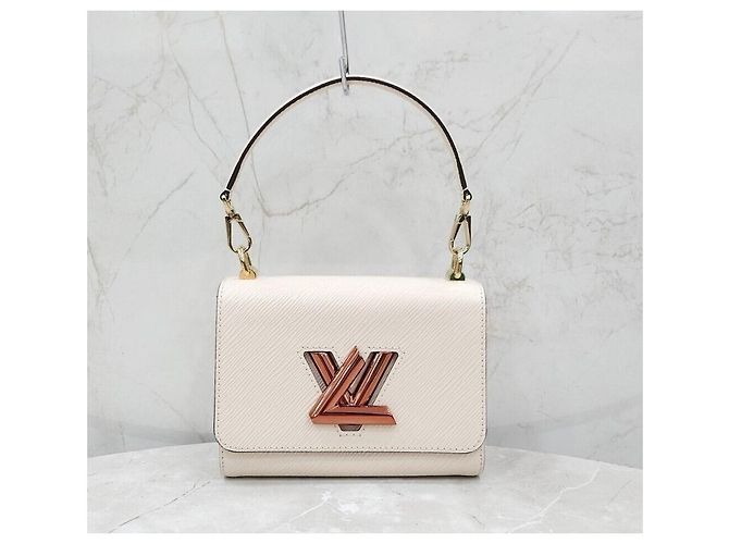 Louis Vuitton Sac à bandoulière cabas LV Epi Twist PM Gradient Argenté - vue 4