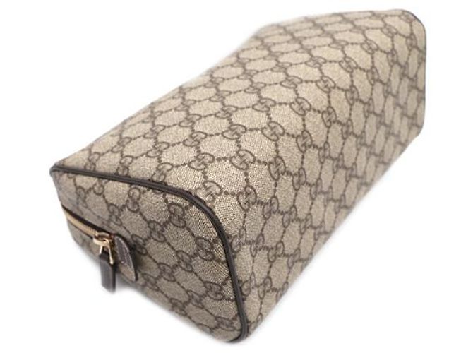 Gucci Pochette in tela GG Supreme Marrone - vista 15