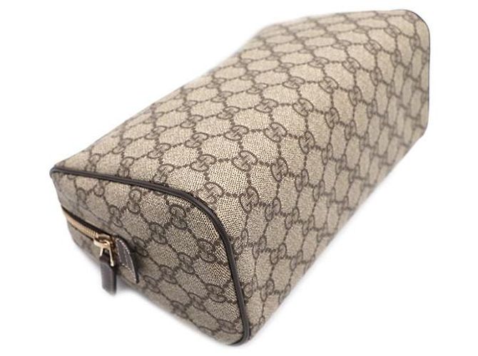 Gucci Pochette in tela GG Supreme Marrone - vista 6
