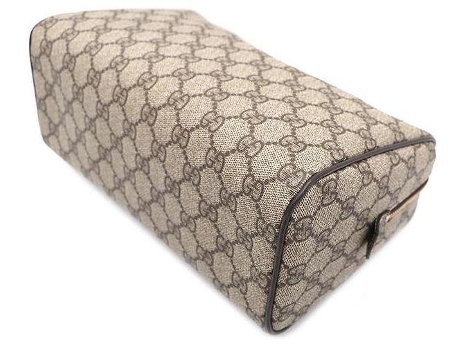 Gucci Pochette in tela GG Supreme Marrone - vista 7