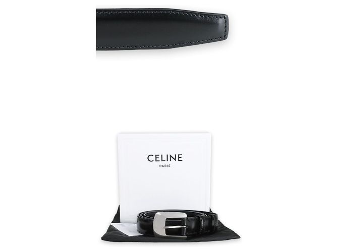 Céline Men's Leather Belt (Black) - view 5
