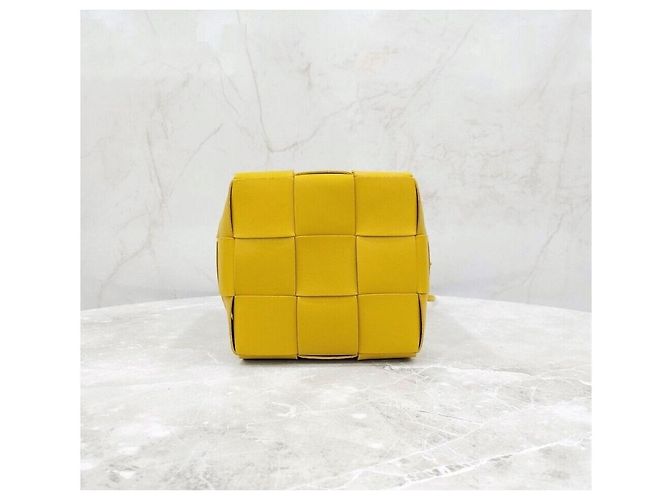 Bottega Veneta Borsa a secchiello Intrecciato Small D'oro - vista 6