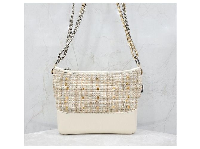 Chanel Borsa Hobo Gabriel in Tweed Large Multicolore - vista 3