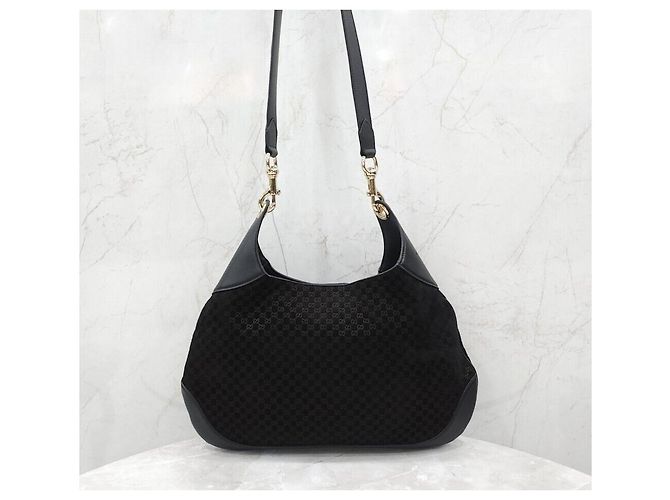 Gucci Nuova borsa a tracolla GG in scamosciato Large - vista 3