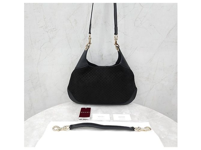 Gucci Nuova borsa a tracolla GG in scamosciato Large - vista 9