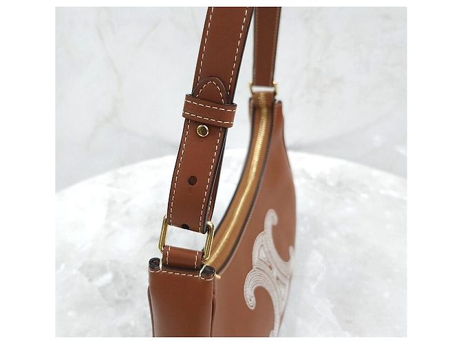 Céline Borsa Ava con Logo Ricamato Multicolore - vista 4