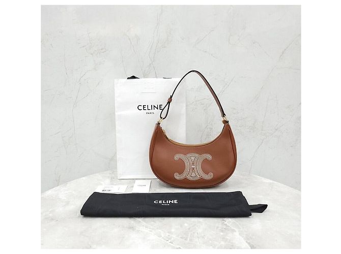 Céline Borsa Ava con Logo Ricamato Multicolore - vista 9