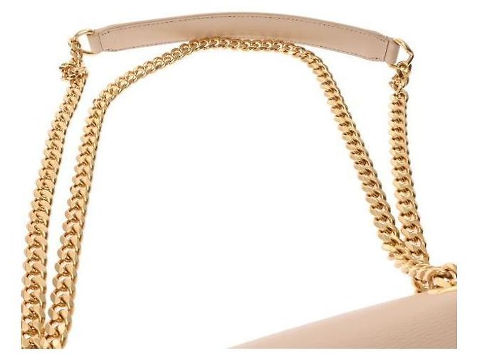 Céline Borsa Medium Triomphe Frame in pelle di vitello lucida Marrone - vista 6