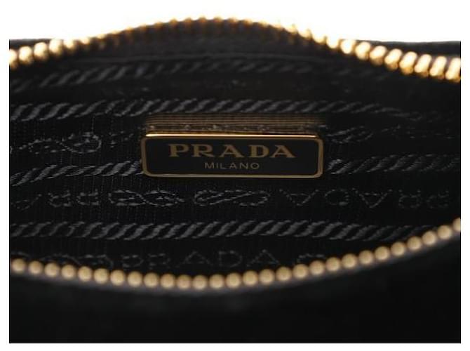 Prada Mini borsa in velluto Réedition Nero - vista 7