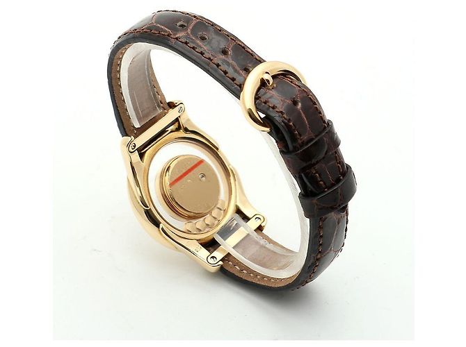 Chopard Reloj Happy Small Floating Diamond de oro para mujer Castaño - vista 15