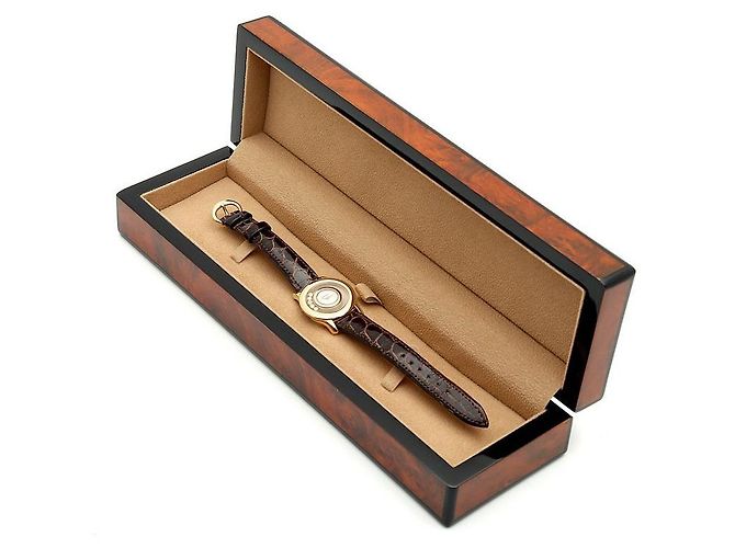 Chopard Reloj Happy Small Floating Diamond de oro para mujer Castaño - vista 23