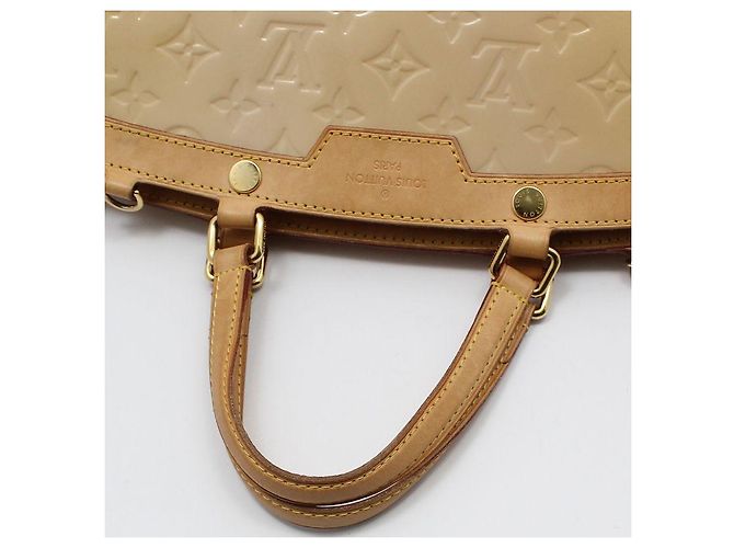 Louis Vuitton Borsa a Spalla Monogram Vernis Brea MM Marrone - vista 7