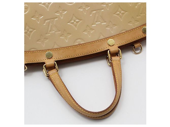 Louis Vuitton Borsa a Spalla Monogram Vernis Brea MM Marrone - vista 8