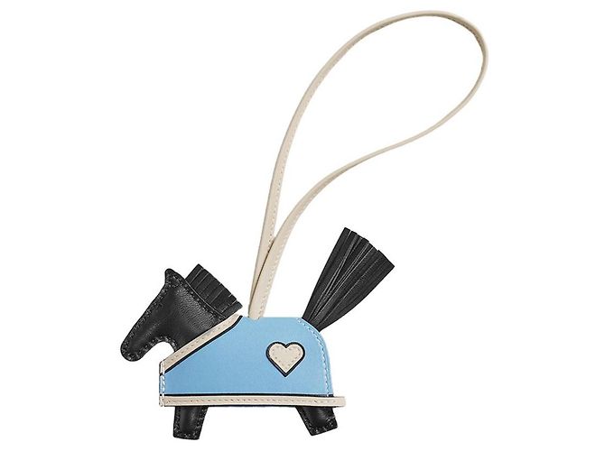 Hermès Rodeo Labeo Crew Charm PM Multicolore - vista 4