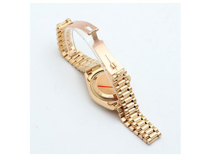Rolex Relógio Datejust de Ouro para Mulher Original com Diamantes Ten Point e Certificado de Nascimento Laranja - vista 16
