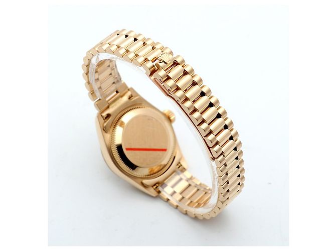 Rolex Relógio Datejust de Ouro para Mulher Original com Diamantes Ten Point e Certificado de Nascimento Laranja - vista 17