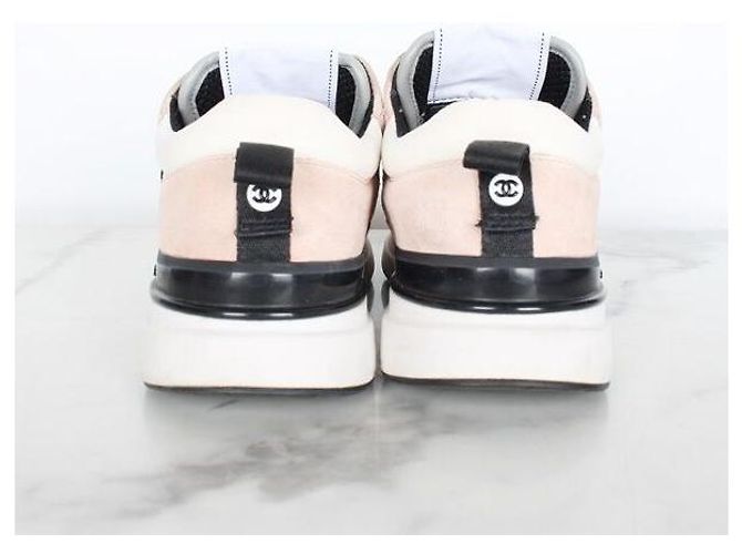 Chanel Sneakers in scamosciato rosa - vista 5