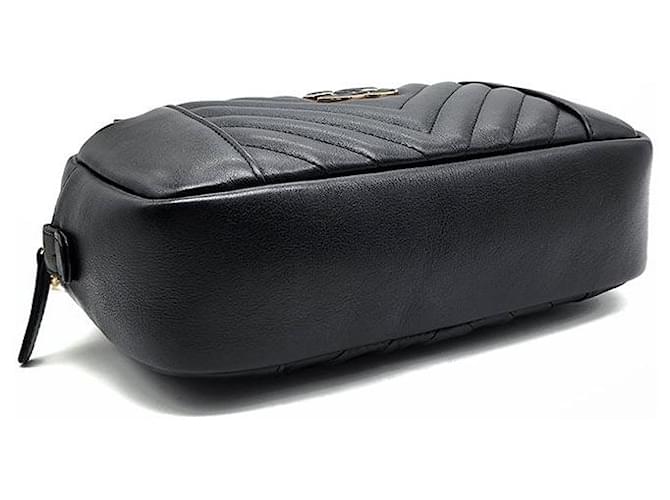Camera Chanel Borsa a tracolla Chevron Chain Nero - vista 7