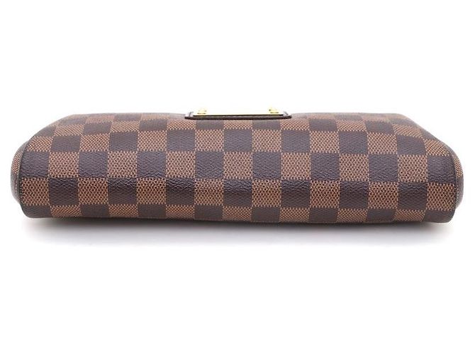 Louis Vuitton Clutch e borsa a tracolla Eva in Damier Ebene Multicolore - vista 8