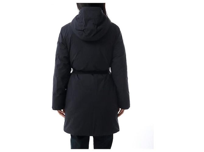 Burberry Abrigo de nylon con capucha de largo medio Negro - vista 6