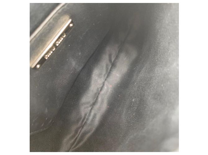 Miu Miu Borsa a tracolla con catena di cristalli - vista 7