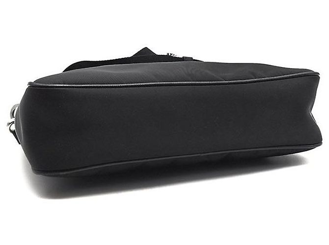 Prada Borsa a tracolla in tessuto Re-Nylon Nero - vista 7