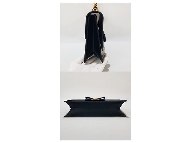 Salvatore Ferragamo Nuevo bolso bandolera Vara Chain Negro - vista 3