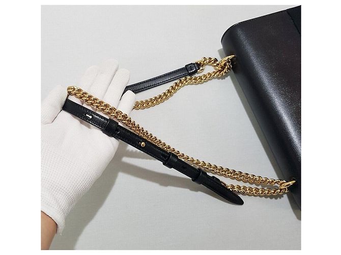 Salvatore Ferragamo Nuevo bolso bandolera Vara Chain Negro - vista 5