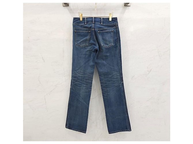 Céline Pantaloni in denim flare Jane Wash Blu - vista 2