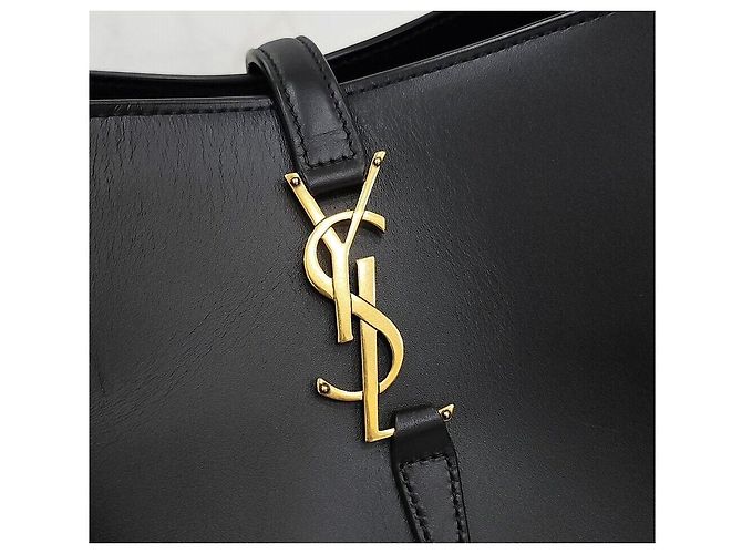 Saint Laurent Borsa a secchiello LE in pelle nera Nero - vista 5