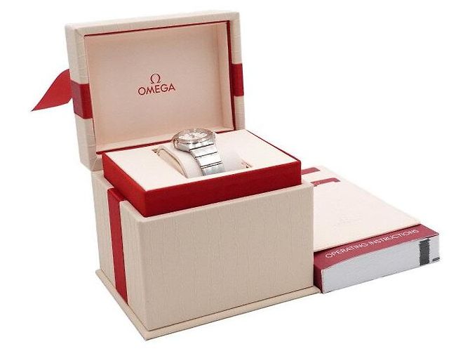 Omega Relógio de quartzo feminino New Constellation em combinação de aço e ouro Prata - vista 7