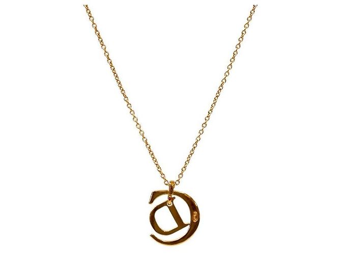 Dior Big Logo Gold Halskette - Ansicht 2