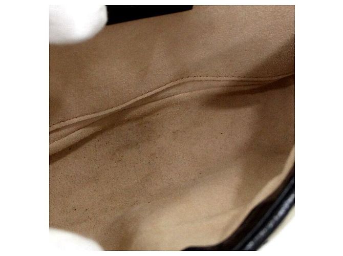 Marmont Gucci Mini Sac à Épaule et Sac Bandoulière en Toile avec Chaîne Dorée - vue 8