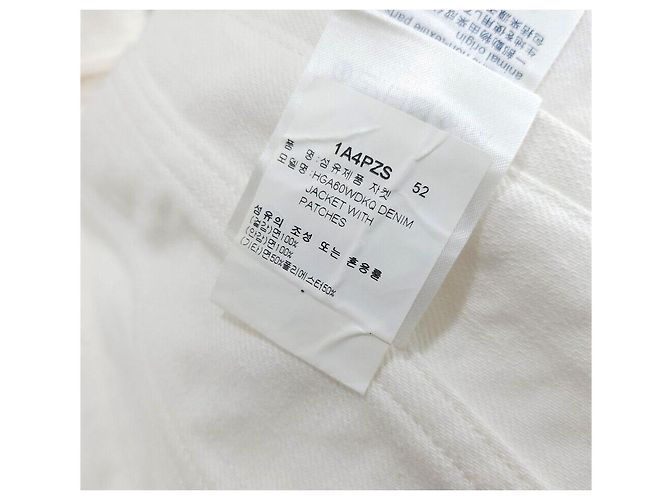 Louis Vuitton Giacca di jeans con patch ricamati Argento - vista 7