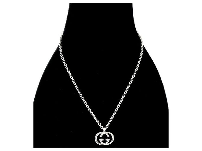 Gucci Collana in argento con maglie intrecciate - vista 5
